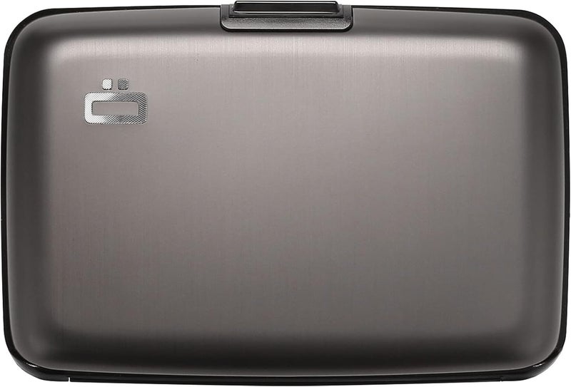 ÖGON -DESIGNS- Aluminum card holder, RFID Protection against fraud and demagnetization, Compact wallet, Smart Case STOCKHOLM V1 model - Image 1
